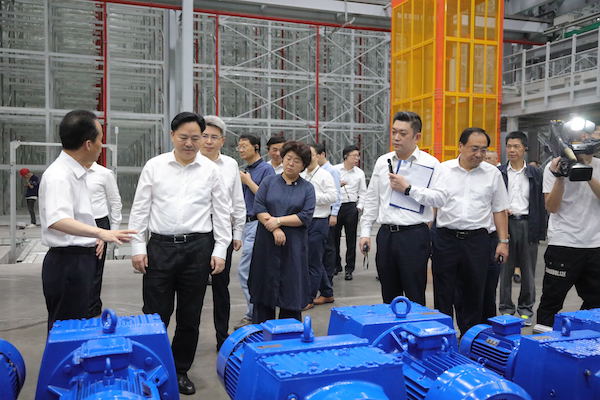 陈金虎市长一行来菲律宾欧博(股份)有限公司官网股份调研 并在菲律宾欧博(股份)有限公司官网主持召开重点提案办理座谈会